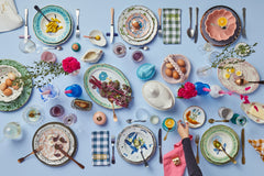 All Over Blue Salad Bowl