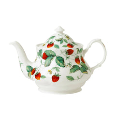 Alpine Strawberry Large Round Teapot