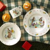 Bunnies Baby Cup Plate & Bowl X 1 Gift Box