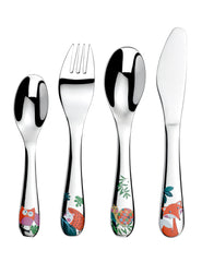 Cherish Me - Woodland 4 Piece Child's Cutlery Set
