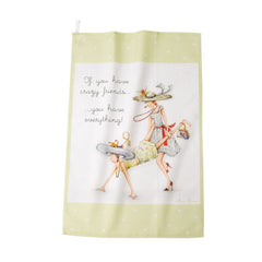 Berni Parker 'Crazy Friends' Tea Towel 1 Pack