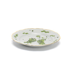 Floral Decal Verde Dinner Plate