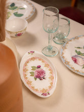 Vintage Rose Oval Platter