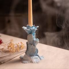 Blue Candle Holder