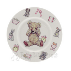 Teddy Time Pink Plate (Gift Box)