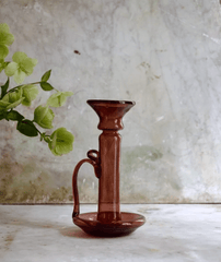 Porta Candele With Handle Framboise