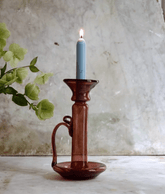 Porta Candele With Handle Framboise