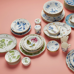 All Over Blue Salad Bowl