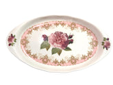 Vintage Rose Oval Platter
