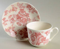 Pink Victoriana Chatsworth Breakfast Cup & Saucer (Set of 2)