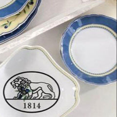 Maria Theresia Medley - Blue Desert Plate (Set of 6)