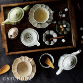 Le Bouquet cup and Saucer (Mint Green)