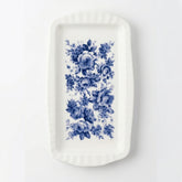 Blue Chintz Sandwich Tray