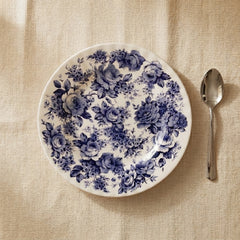 Blue Chintz Dessert Plate (Box Of 6)
