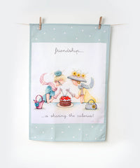 Berni Parker 'Friendship is Sharing the Calories' Tea Towel (1 Pack)