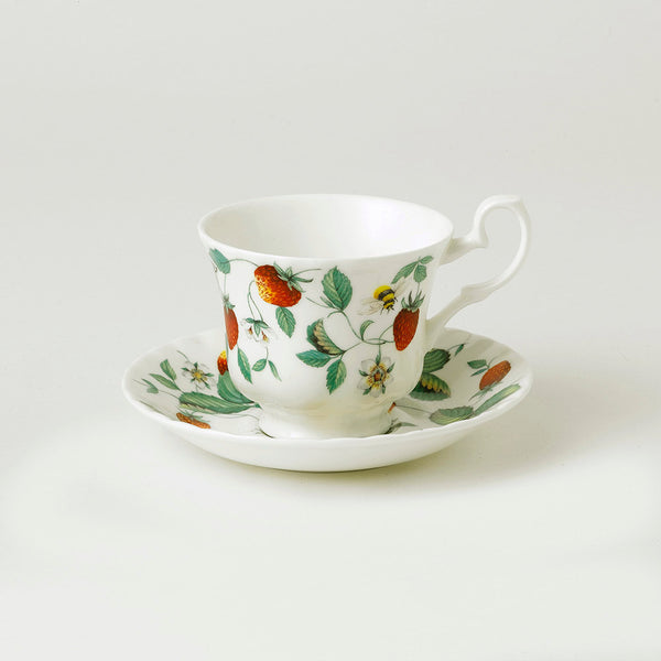 Alpine Strawberry Tea Cup & Saucer (Box of 6)