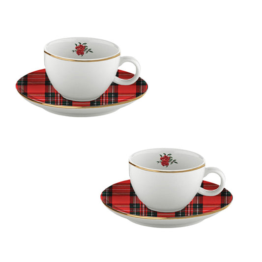 Red Berry Tea Cup (Gift Box Set of 2)