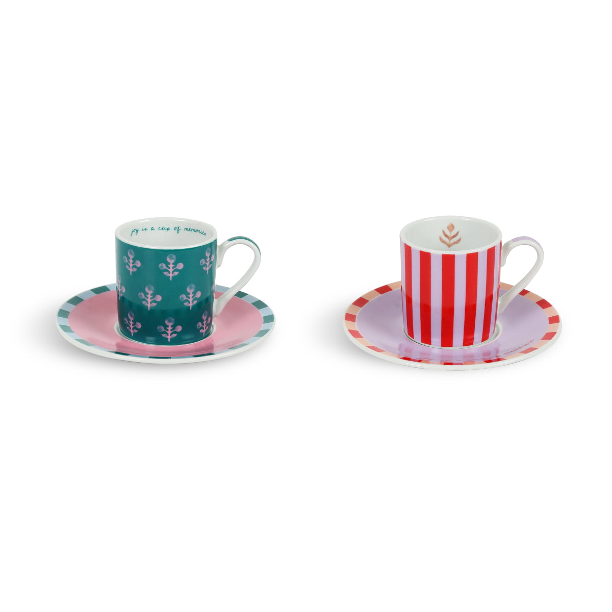 Joy Collection Espresso Cups (Set of 2 )/ Gift Box