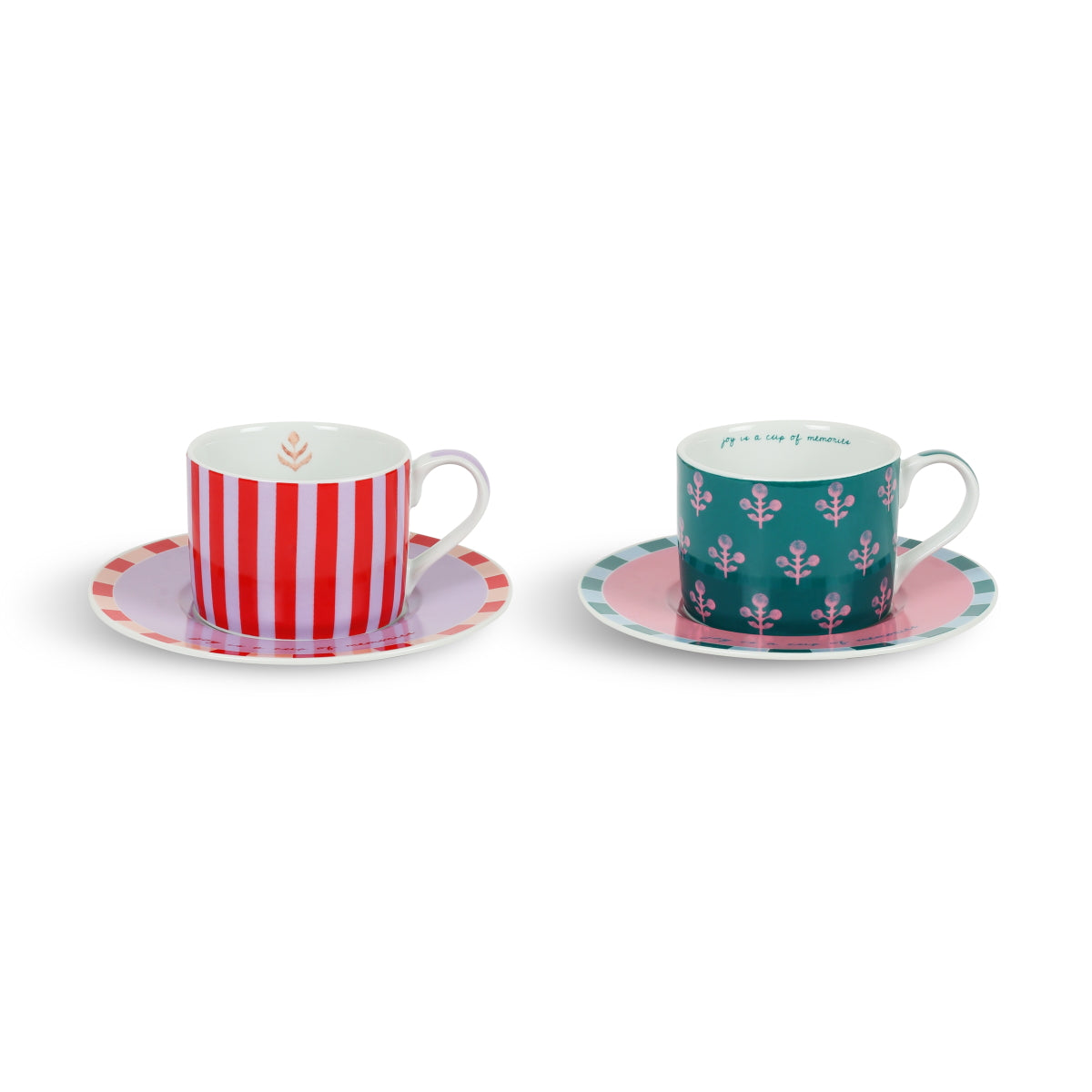 Joy Collection Tea Cups Set of 2 / Gift Box