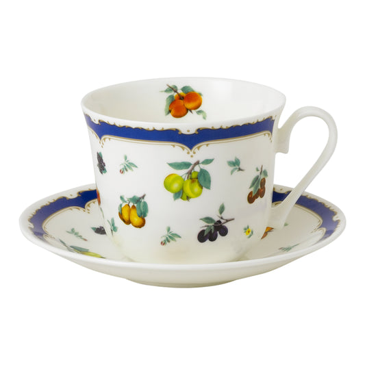 Heritage Fruit Chatsworth Breakfast Cup & Saucer (Set of 2 )