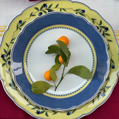 Maria Theresia Medley - Blue Desert Plate (Set of 6)