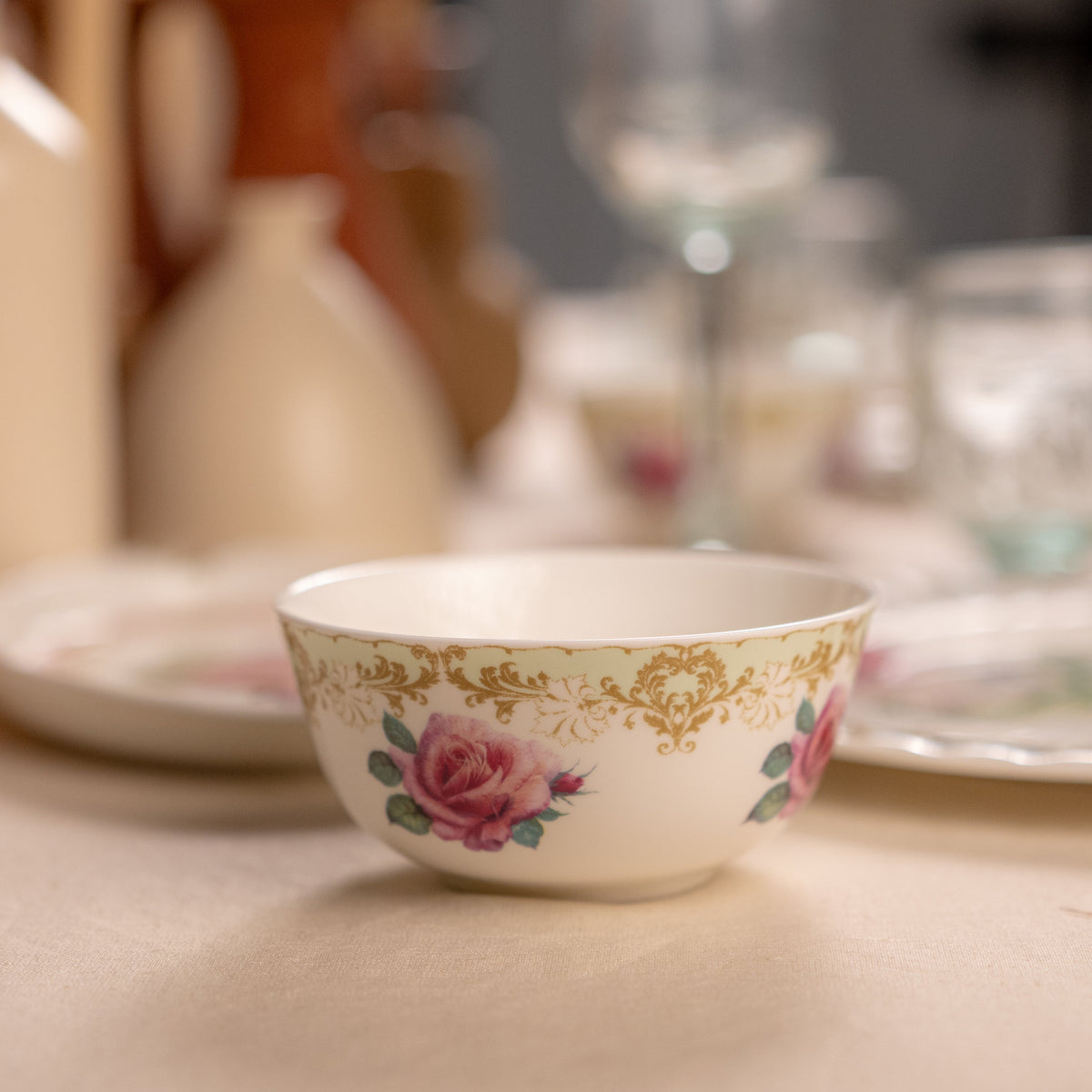 Vintage Rose Dipping Bowl (Box of 6)