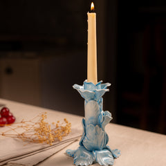 Blue Candle Holder