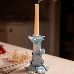 Blue Candle Holder