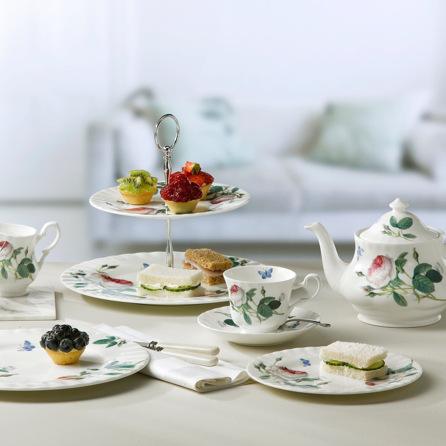 Palace Garden Tea Cup & Saucer (Box of 6)