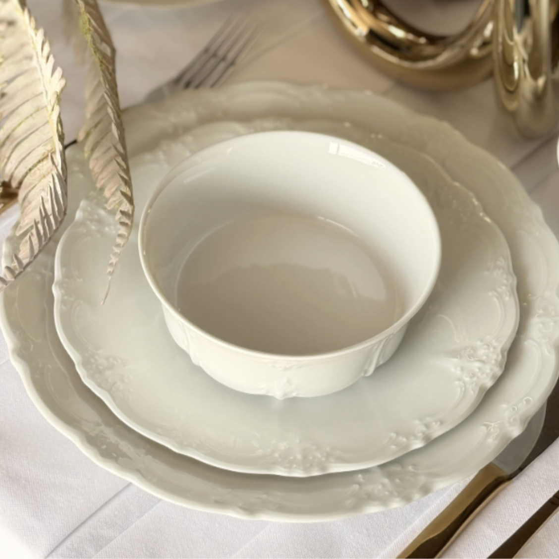 Baronesse Weiss Dinner Plate