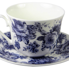 Blue Chintz Anne Tea Cup & Saucer (Box Of 6)