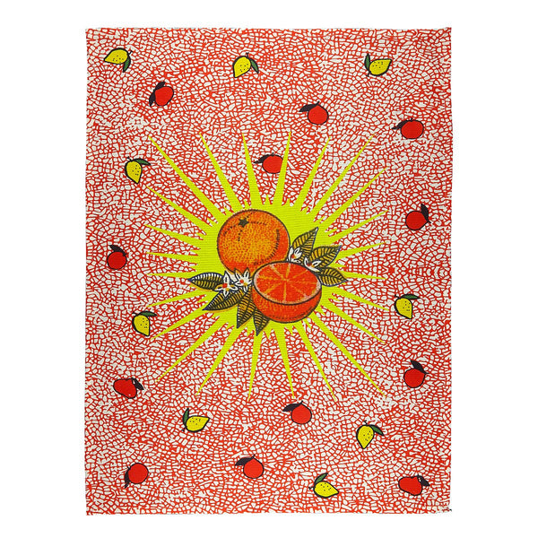 Orange Tea Towel