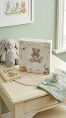 Teddy Time Blue Bowl (Gift Box)