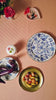 All over Blue Dinner plate