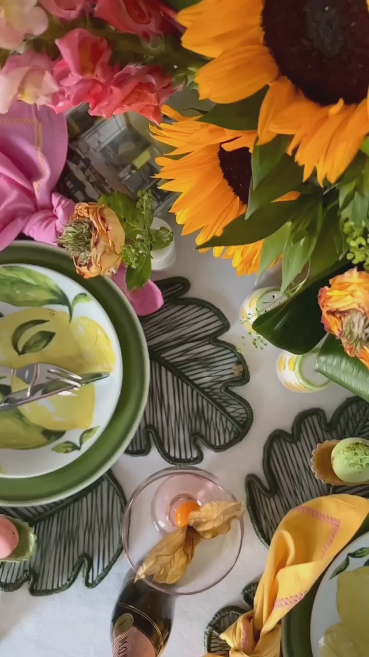 Citrus Porcelain Oval Serving Plate